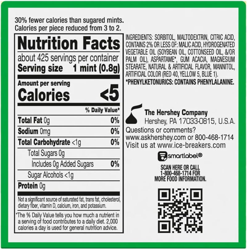 ICE BREAKERS Cherry Limeade Sugar Free Mints - 8 Tins - Image 3
